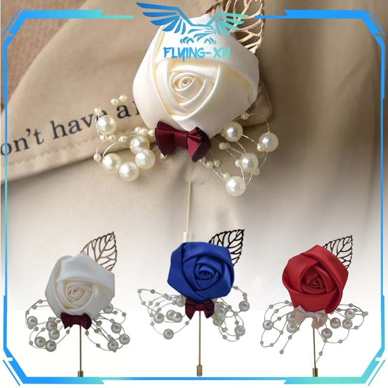 Corsage Jas Pengantin Flower Brooch Corsage Pin Jas Bunga Corsage Wedding Bunga Bros Rose Brooch Lap