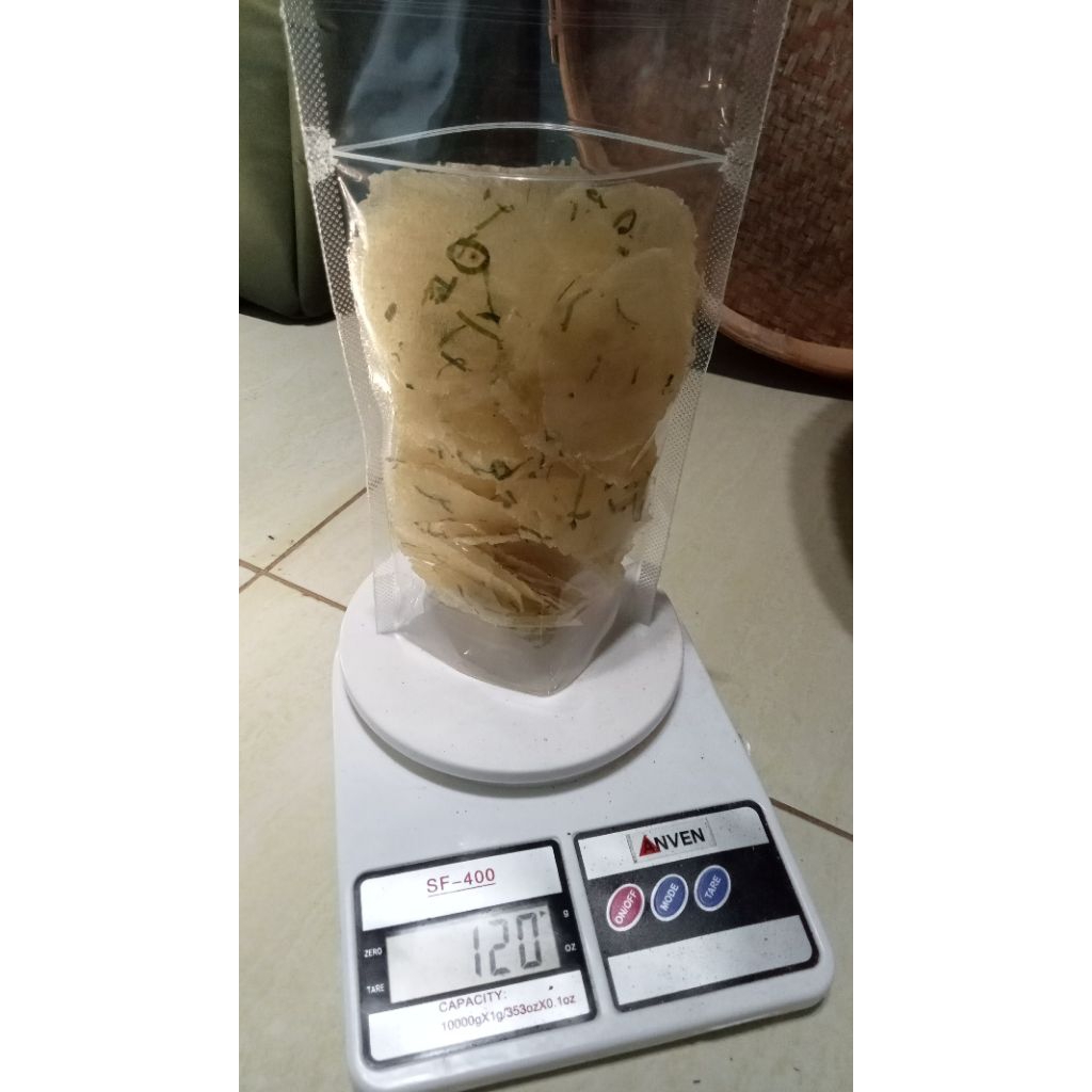 opak singkong mini mentah