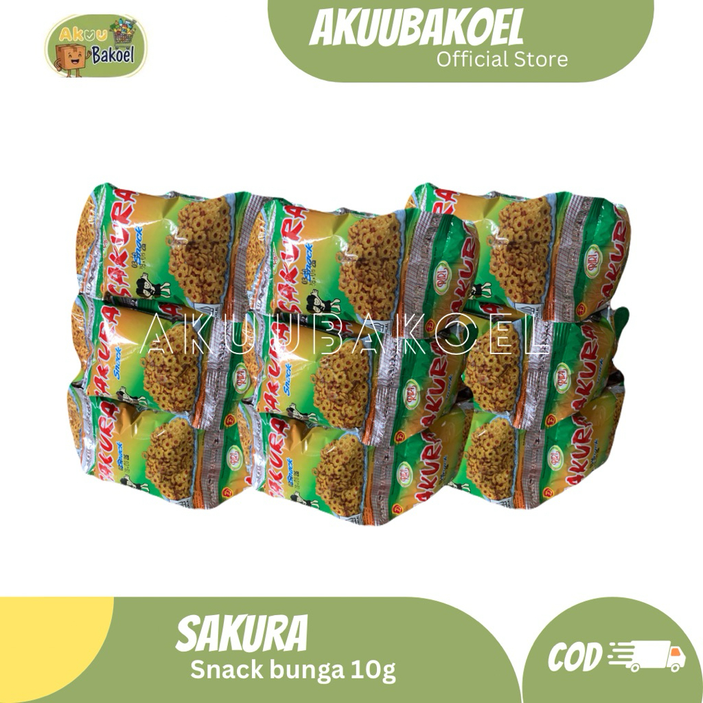 AE128- sakura snack bunga matahari 10gx10pcs (renceng)