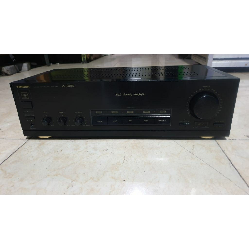 power amplifier surround tamon A1000 vintage made in japan stereo intergrated second bekas normal si