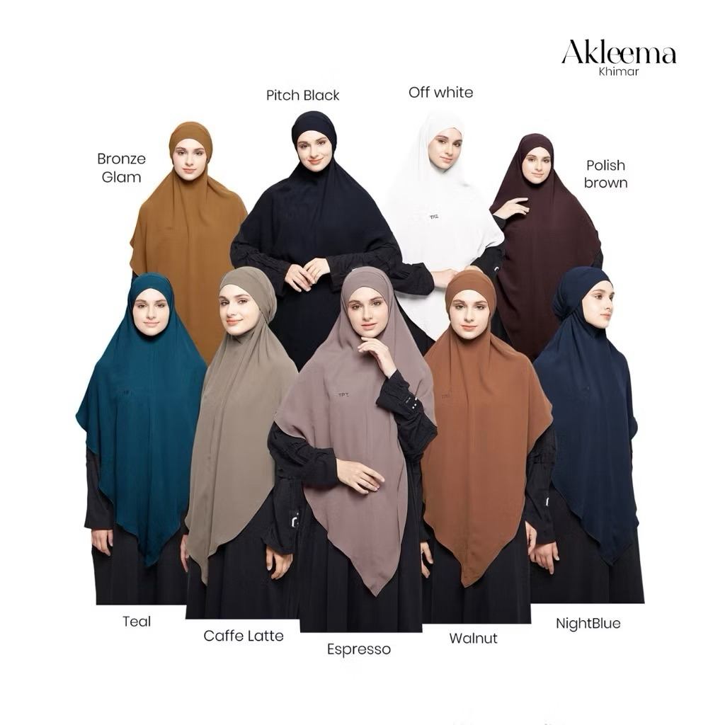 TRZ - Khimar Bandana Akleema - khimar Muslimah - Khimar instan