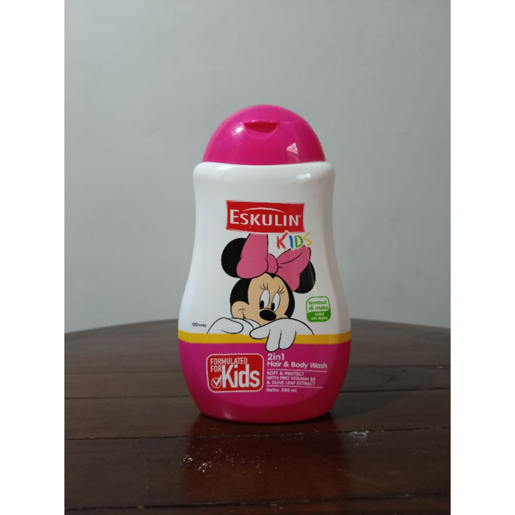Eskulin Kids 2 in 1 Hair And Body Wash / Hair & Body Wash Eskulin / Eskulin Minnie Mouse