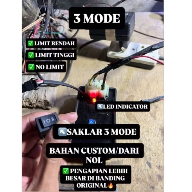 nambulastore CDI Limiter 3 Mode Dengan Ajuster RPM