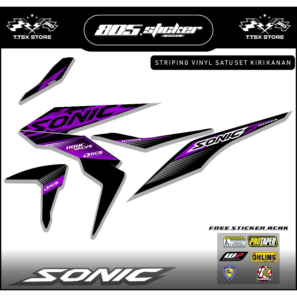 STRIPING HONDA SONIC 150R/STIKER SONIC/STRIPING MOTOR SONIC 150R