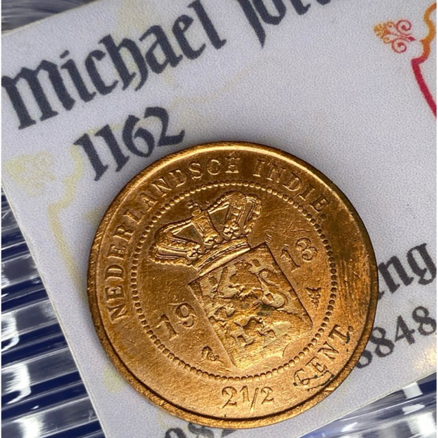 koin benggol 2,5 cent tahun 1913 langka dijamin asli