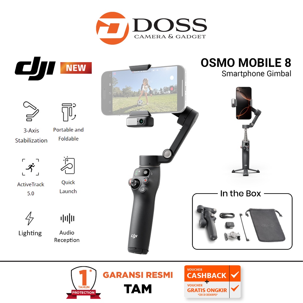 DJI Osmo Mobile 8 Smartphone Gimbal Stabilizer OSMO 8 DJI OM 8 Gimbal