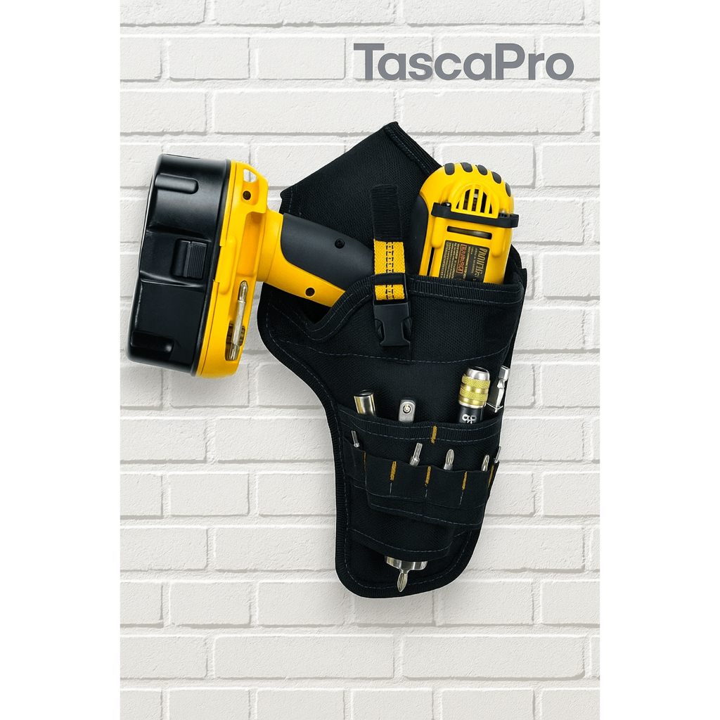 Tas Pinggang Perkakas Mesin Bor Tool Bag Organizer – Tempat Alat Tukang Cordura Busa Tebal Serbaguna