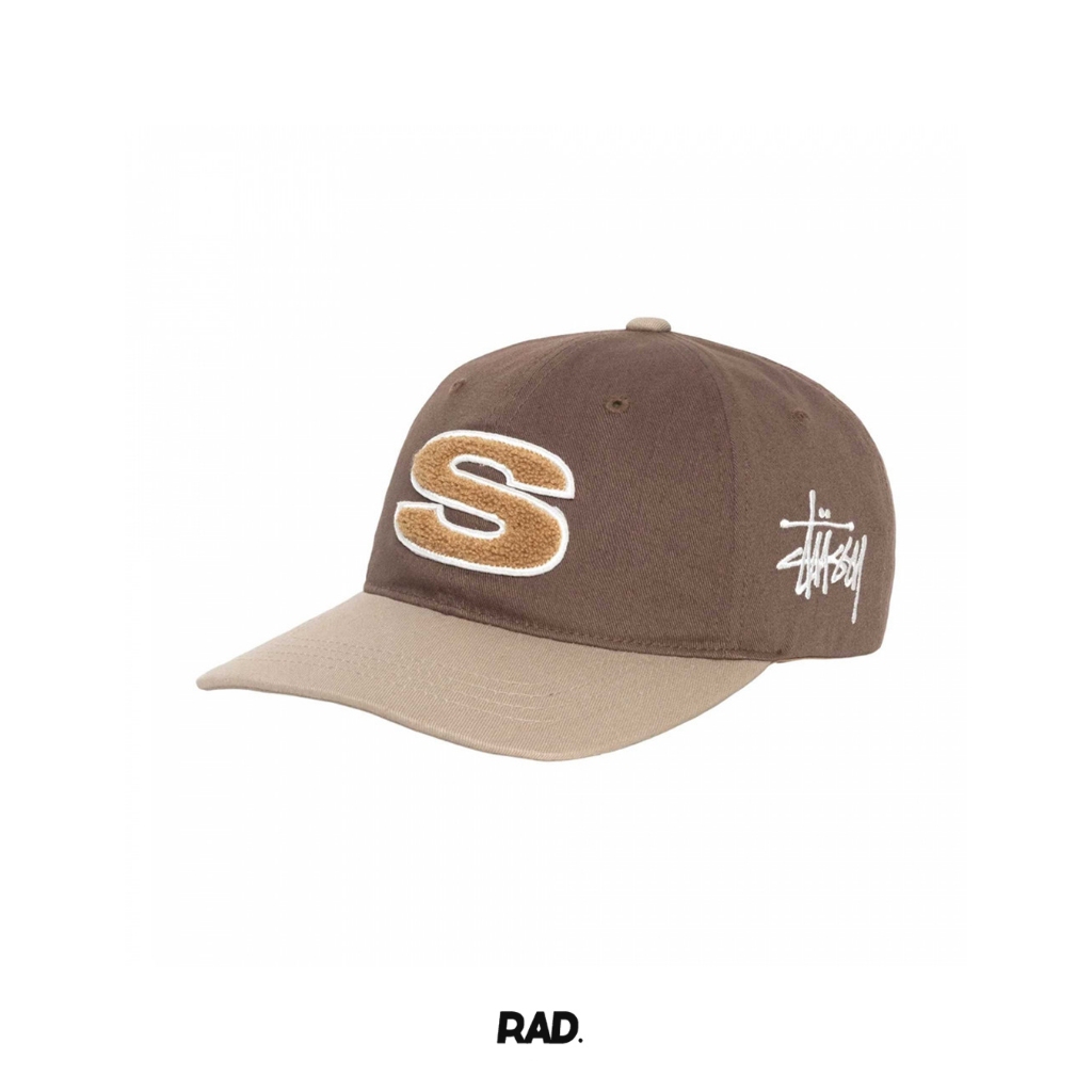 Stussy Low Pro Chenille S Snapback Brown Original
