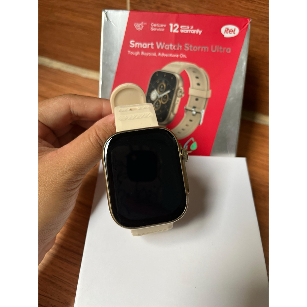 preloved jam itel apel watch like new smartwatch