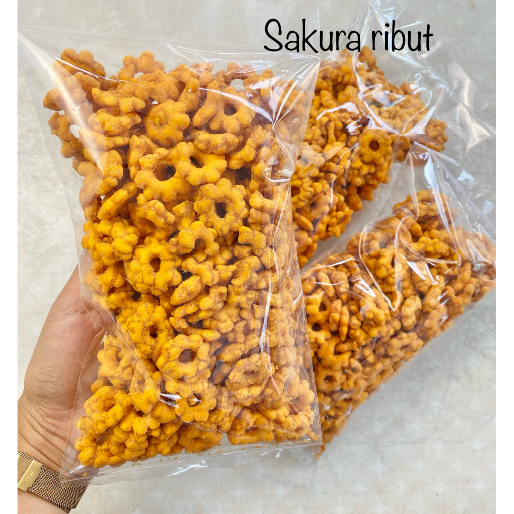 Pilus Ribut Sakura 200gr Ajisan Kembang Ribut