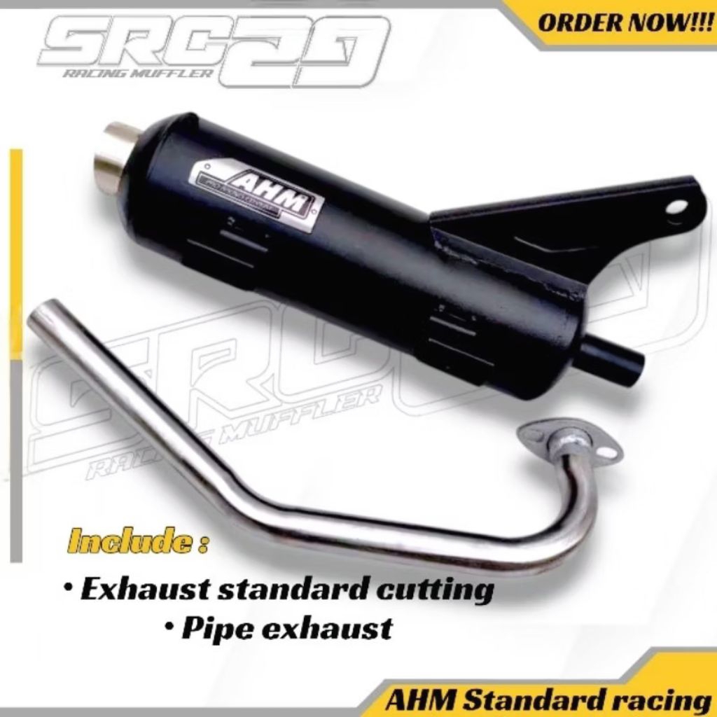 Standar Racing metik Knalpot AHM motor Beat, Mio, Vario dll