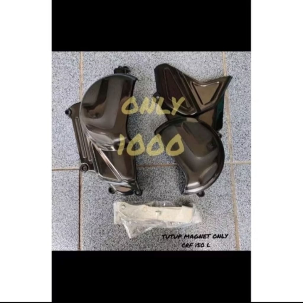 TUTUP MAGNET ONLY CRF150L COVER BLOK MESIN CRF 150 L TRAIL SUPERMOTO MOTOCROSS