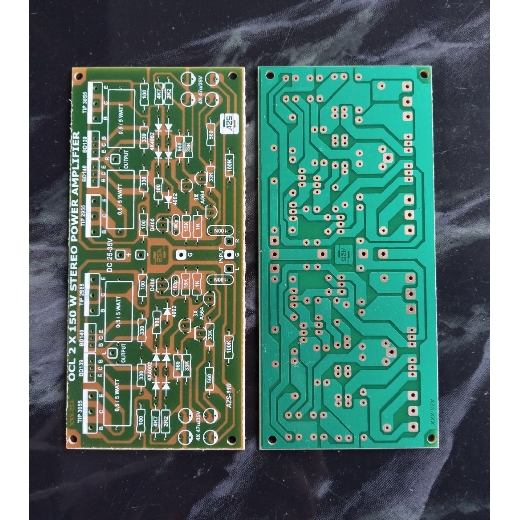 PCB OCL 2 X 150W Stereo Power Amplifier AZS 110
