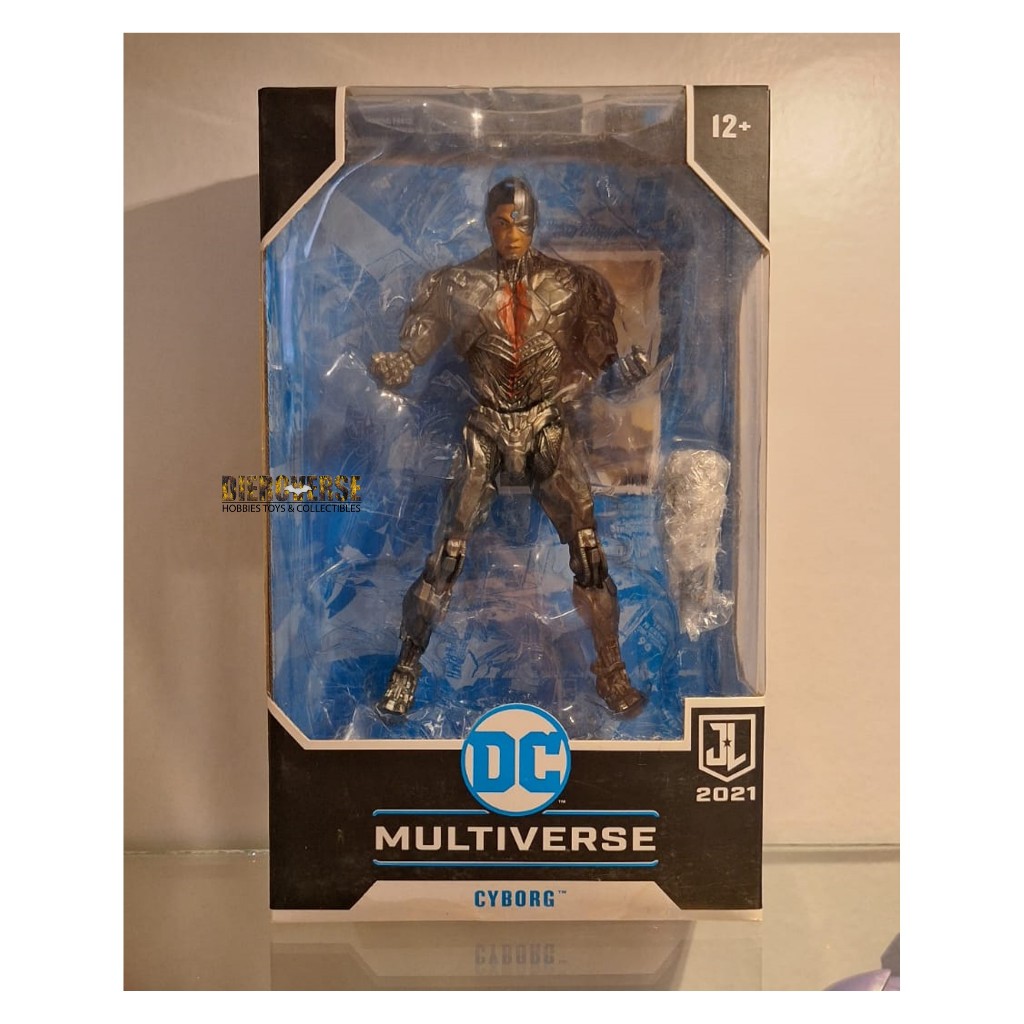 MCFARLANE TOYS DC MULTIVERSE 7in CYBORG JUSTICE LEAGUE ZACK SNYDER CUT BIB ACTION FIGURE