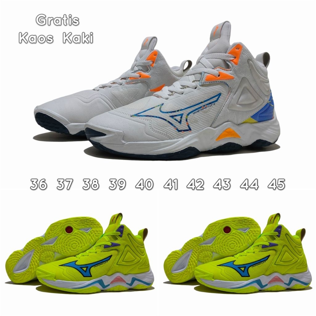 Mizuno Wave Momentum 3 - sepatu Mizuno Wave Momentum / Sepatu Volly Mizuno Wave Prophecy