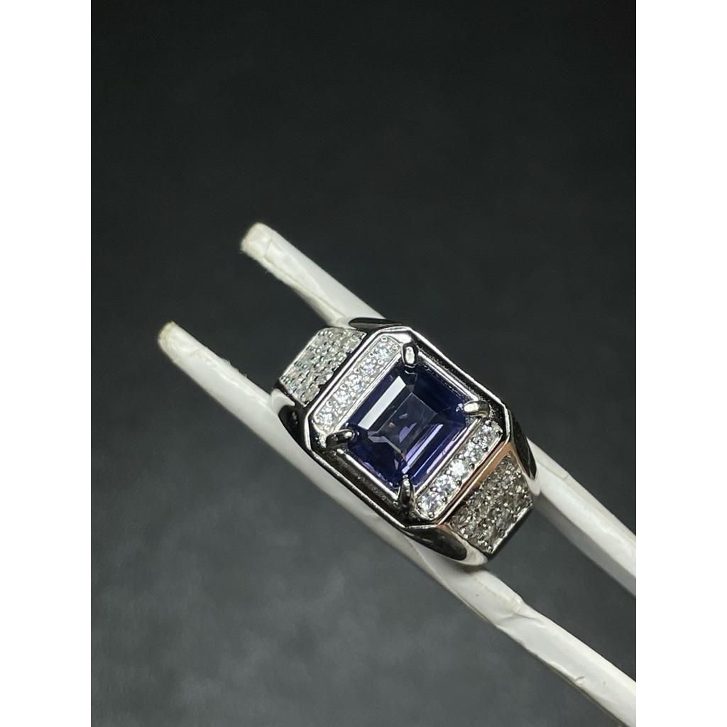 CINCIN NATURAL VIOLETISH BLUE SPINEL HIGH QUALITY