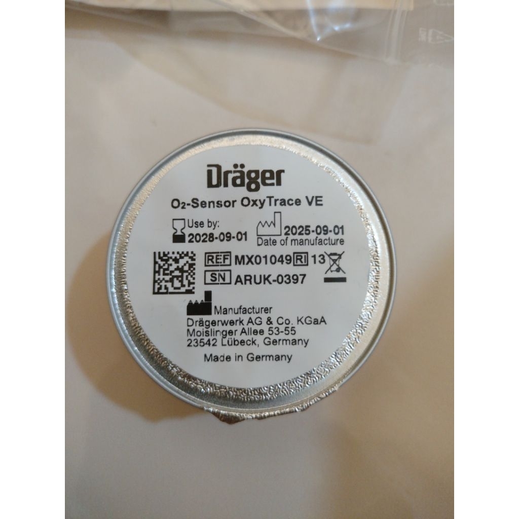 OKSIGEN SENSOR DRAGER VE OXYTRACE O2 CELL