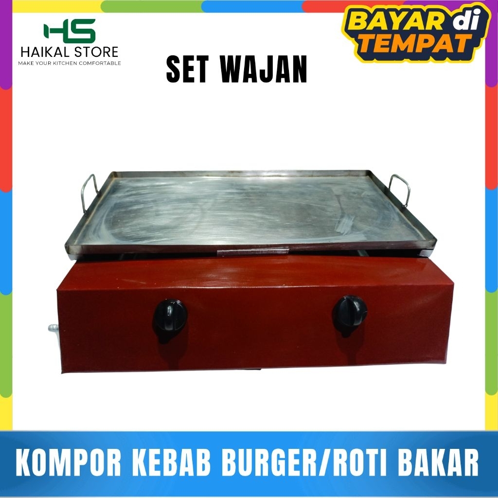 Kompor roti bakar burger kompor panggangan kebab