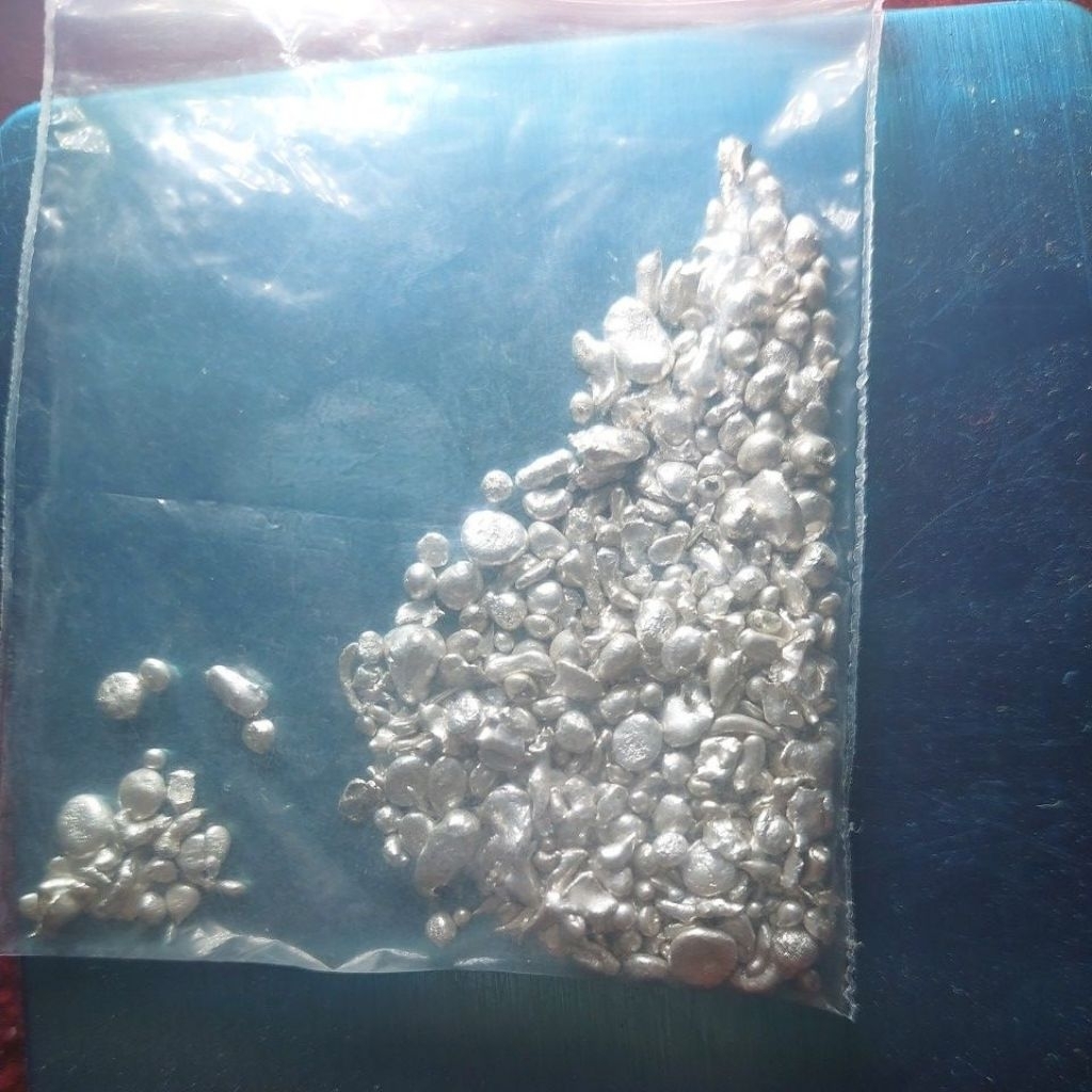 total 20 gram perak lebur. asli garansi.