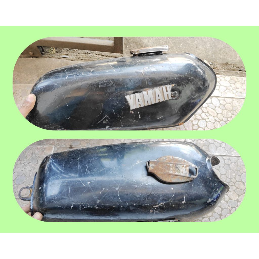 tangki/tengki bensin Yamaha RX spesial/RX s original  sesuai foto/ gambar