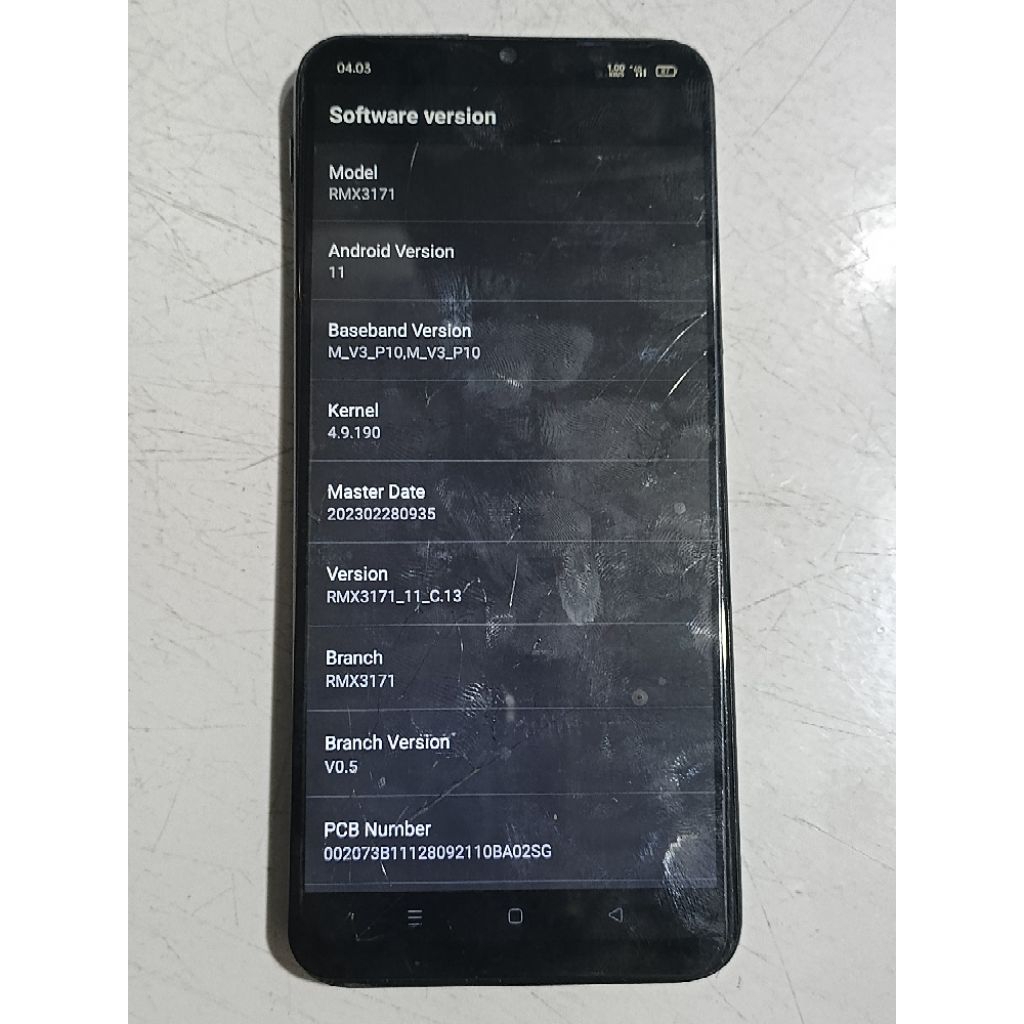 Mesin Hidup Realme Narzo 30A (RMX3171) - Bonus Unit