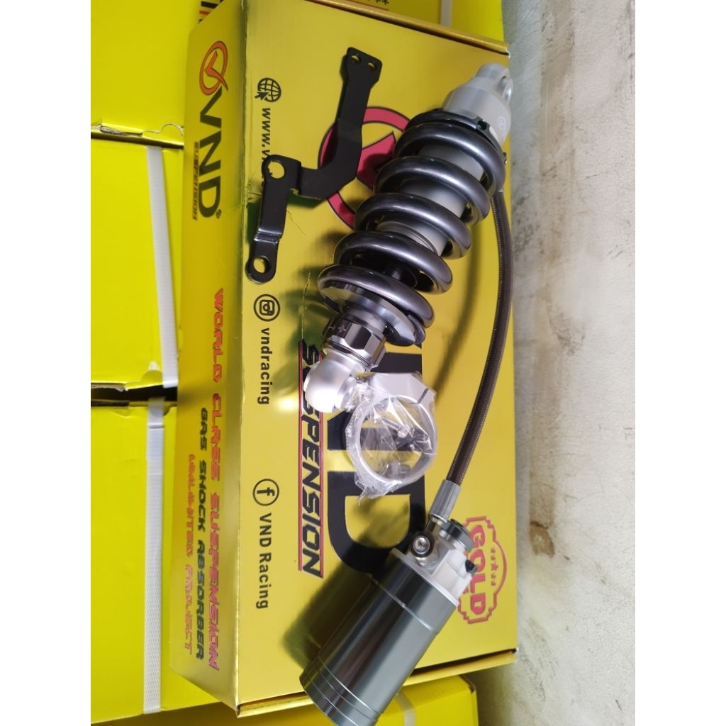 MONOSHOCK SHOCKBREKER VND AK 111 PRO SATRIA FU 150 /SONIC 150TABUNG PISAH 285mm/230mm
