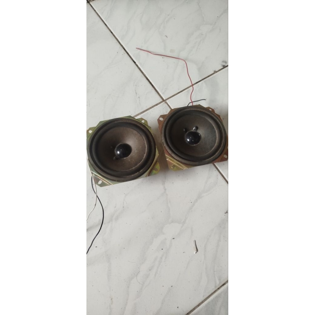 speker lepasan polytron 4 in bass normal suara khas polytron normal siap pakai