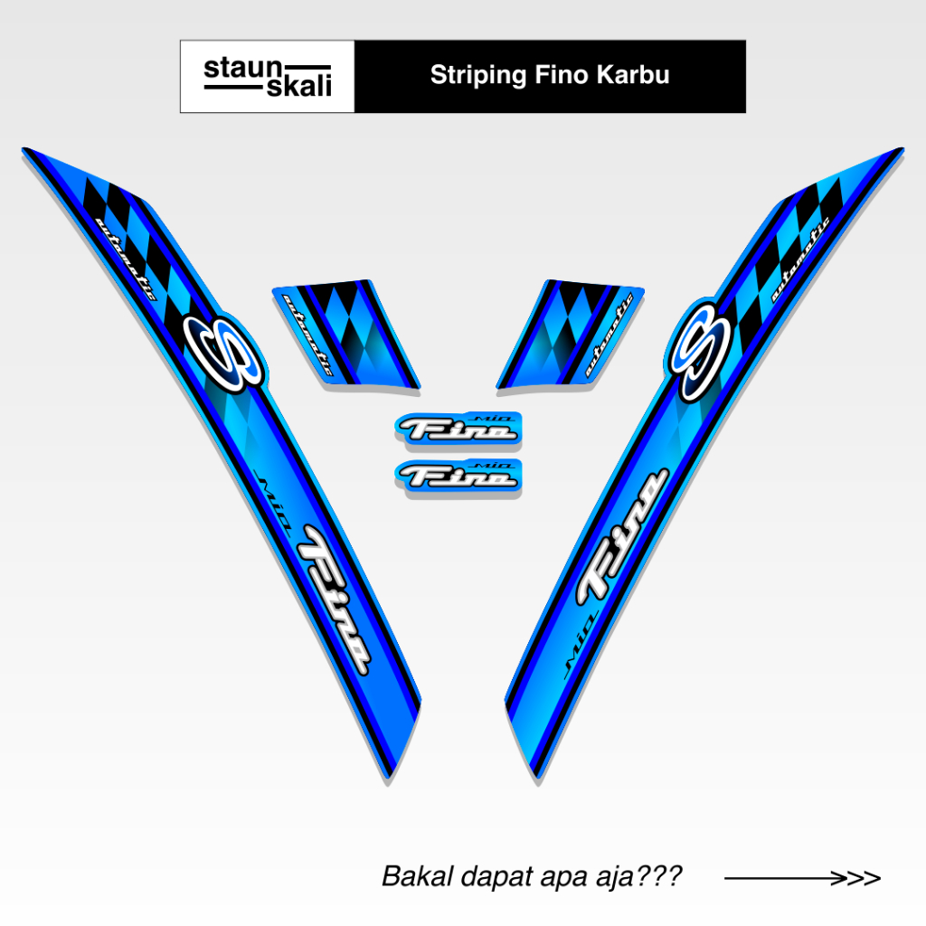 Striping Fino Karbu Variasi (31) Full Body Original