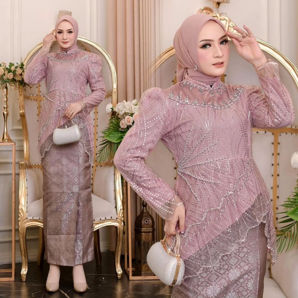 ATASAN KEBAYA PESTA MODEL BARU // KEBAYA WISUDA // ATASAN KEBAYA WANITA MODERN