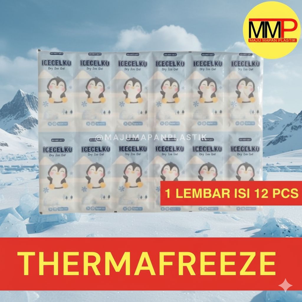 Thermafreezze atau Ice Gel Lembaran / ice pack Alat pendingin makanan frozen