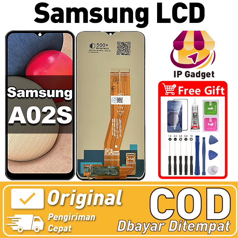 ORI FOR LCD SAMSUNG A02S Fullset Original LCD HP SAMSUNG A02S Asli Touchscreen Layar Sentuh HP COD