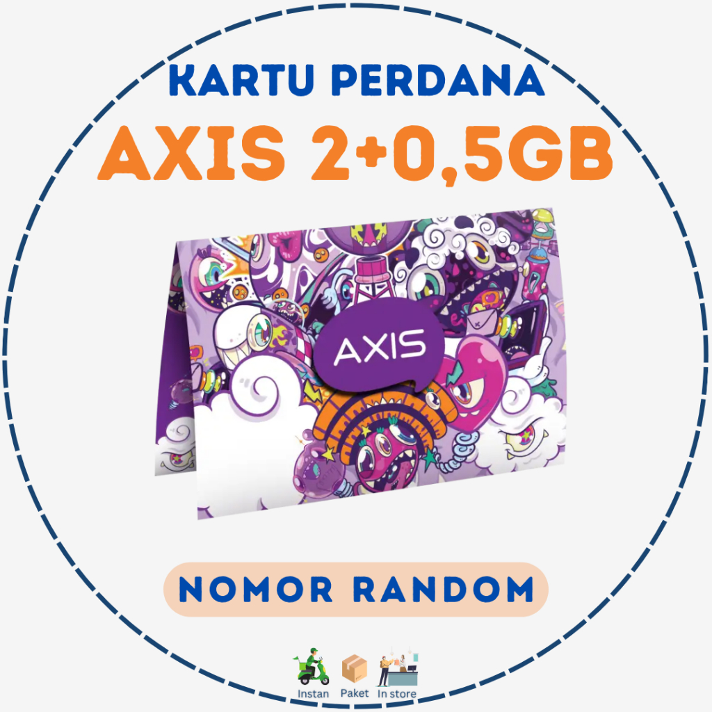 PROMO Kartu Perdana AXIS Kuota 2GB 60Hari