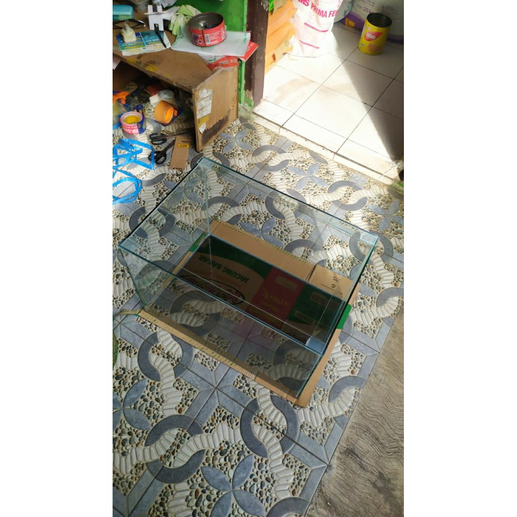 aquarium 41x40x65 aquarium kaca 8mm