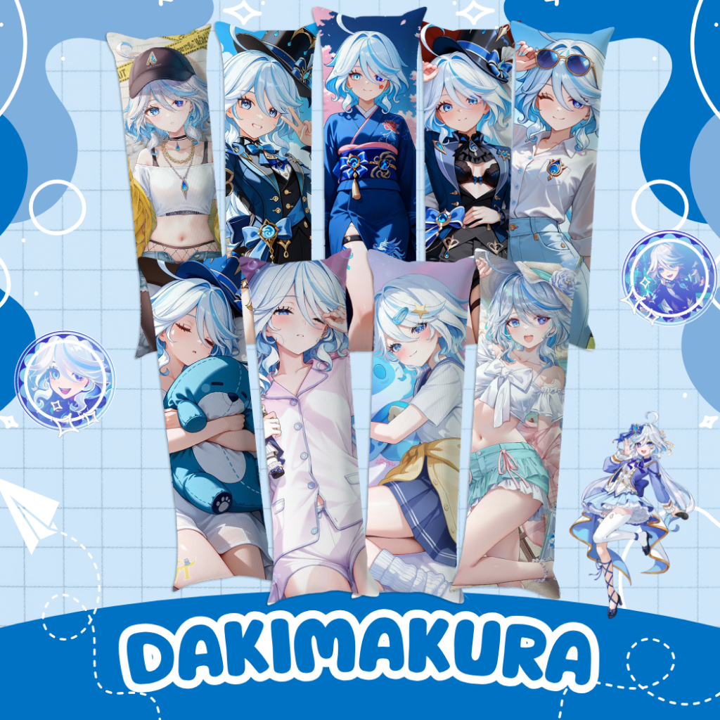 DAKIMAKURA / GULING FURINA GENSHIN IMPACT/ DAKIMAKURA ANIME GENSHIN IMPACT  FURINA