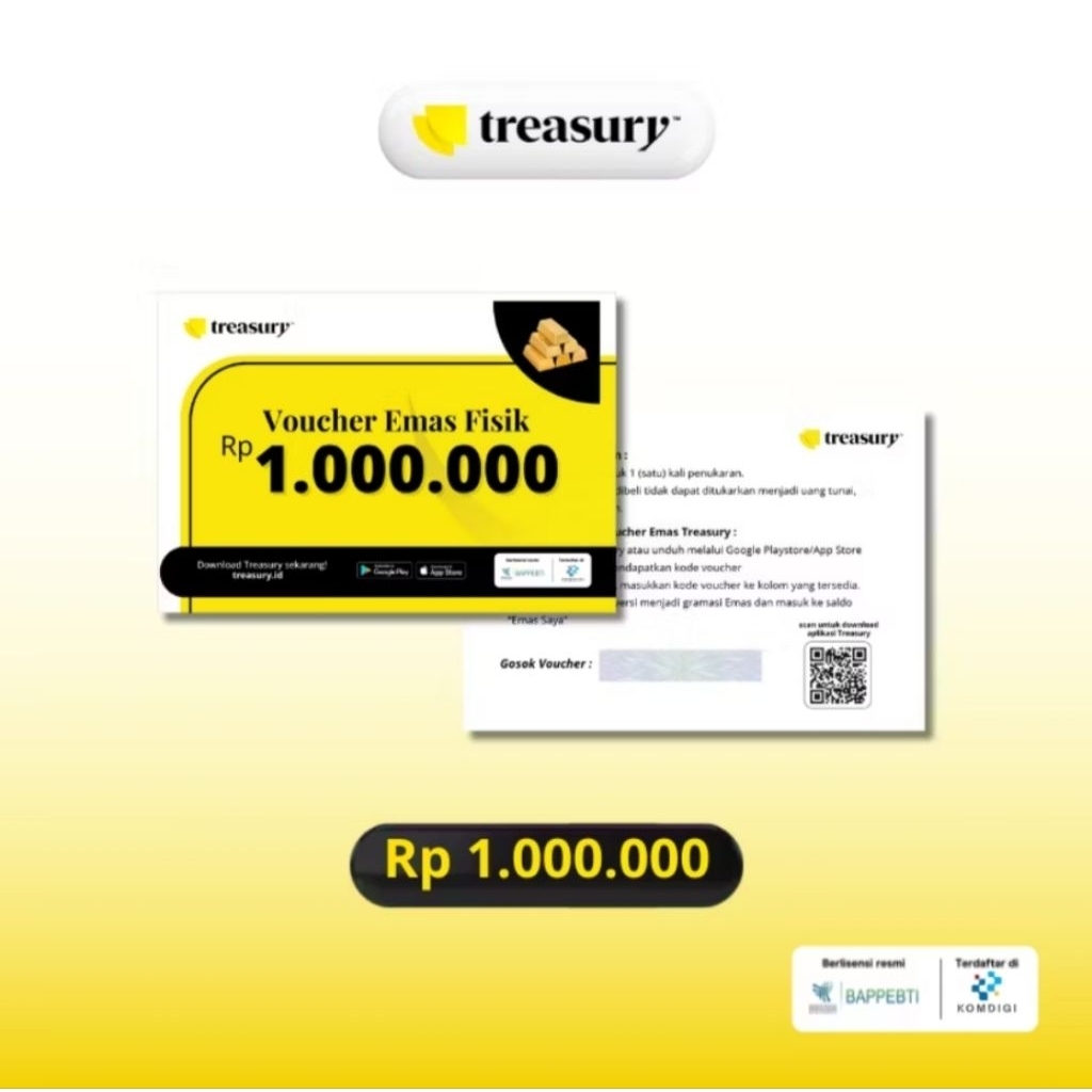 Mar LAKUEMAS - VOUCHER Emas Fisik Nominal 1 juta