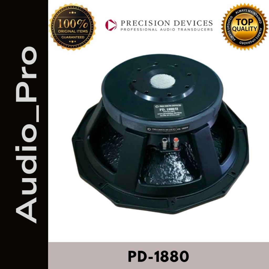SPEAKER KOMPONEN PD 1880/II | TRANSDUCERS PD-1880/II 18INCH 8 Ohm