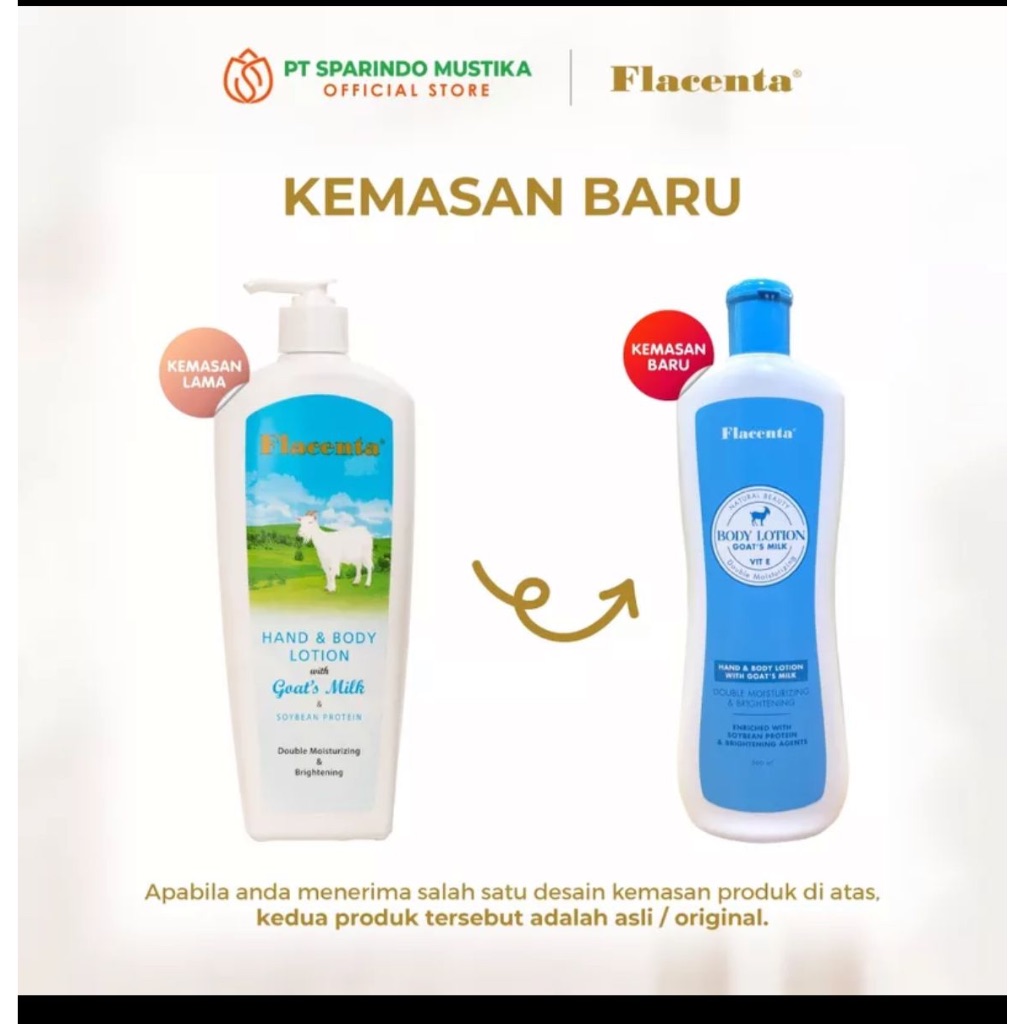 Flacenta Placenta Handbody Goatmilk 500ml