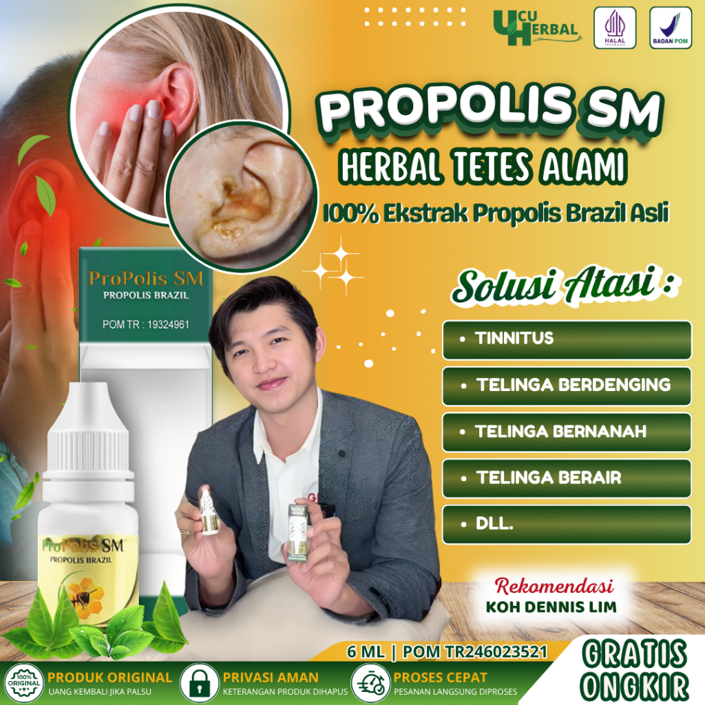 Obat Tinnitus, Telinga Berdenging, Berdengung, Mendengung Pada Telinga Kiri Kanan, Obat Telinga Mend