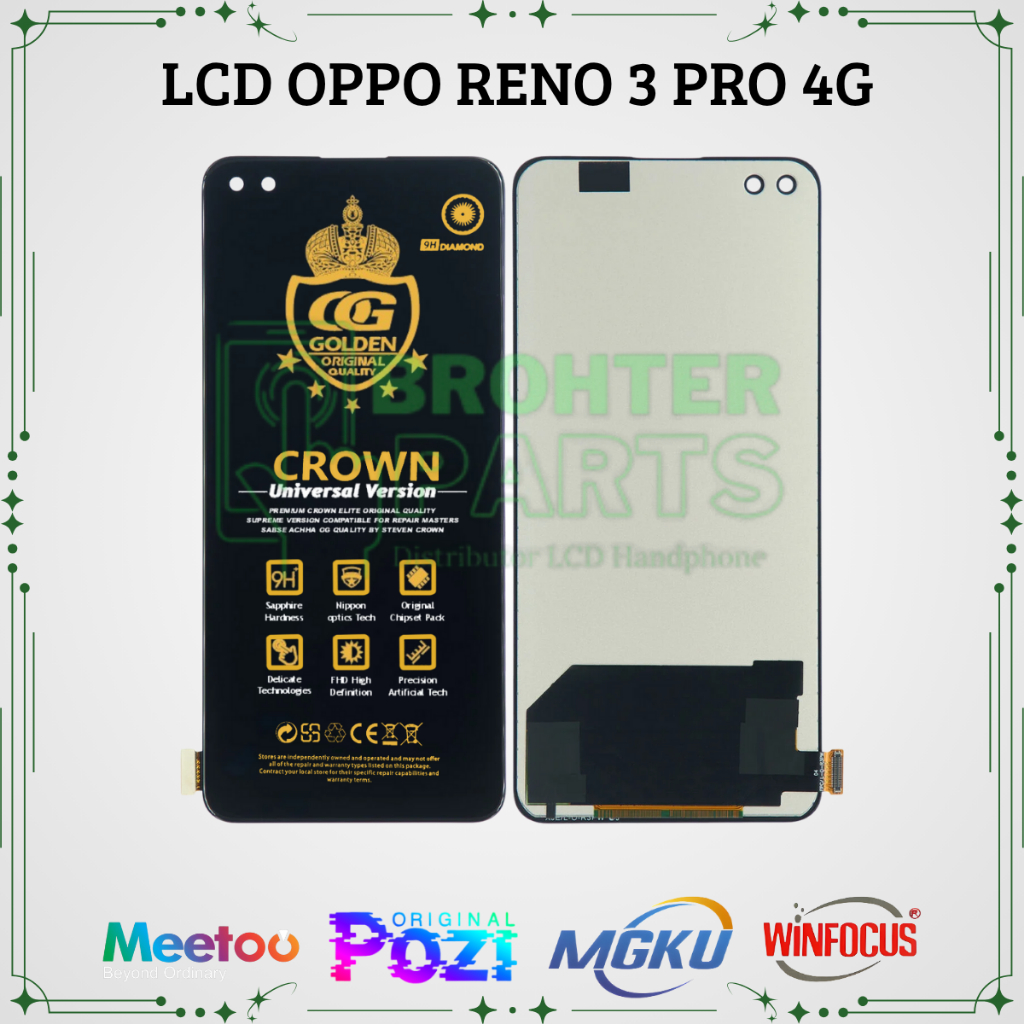 LCD OPPO RENO 3 PRO 4G TOUCHSCREEN FULLSET COMPLETE ORIGINAL