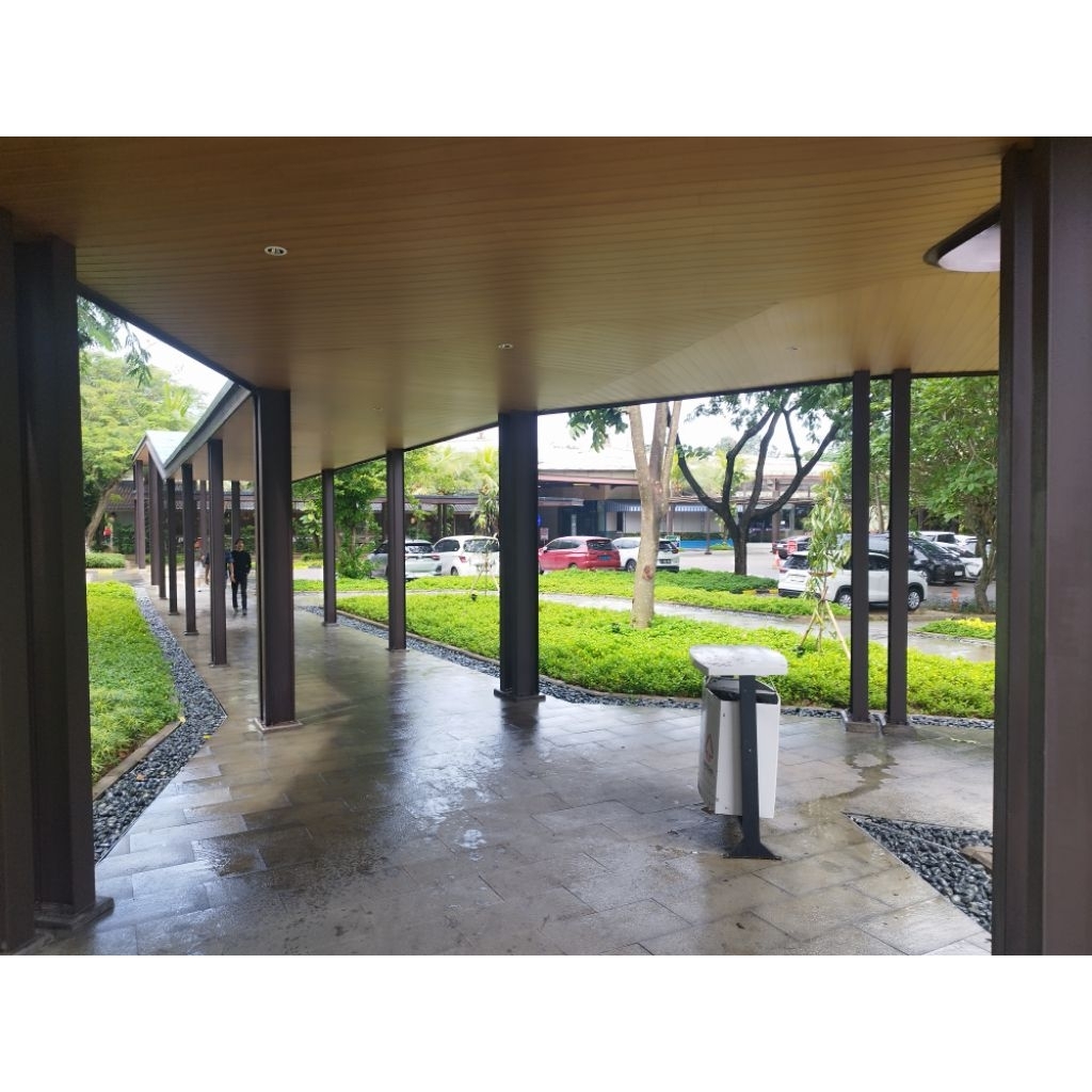 KANOPI BESI GALVANIS FULL PLAFON PVC