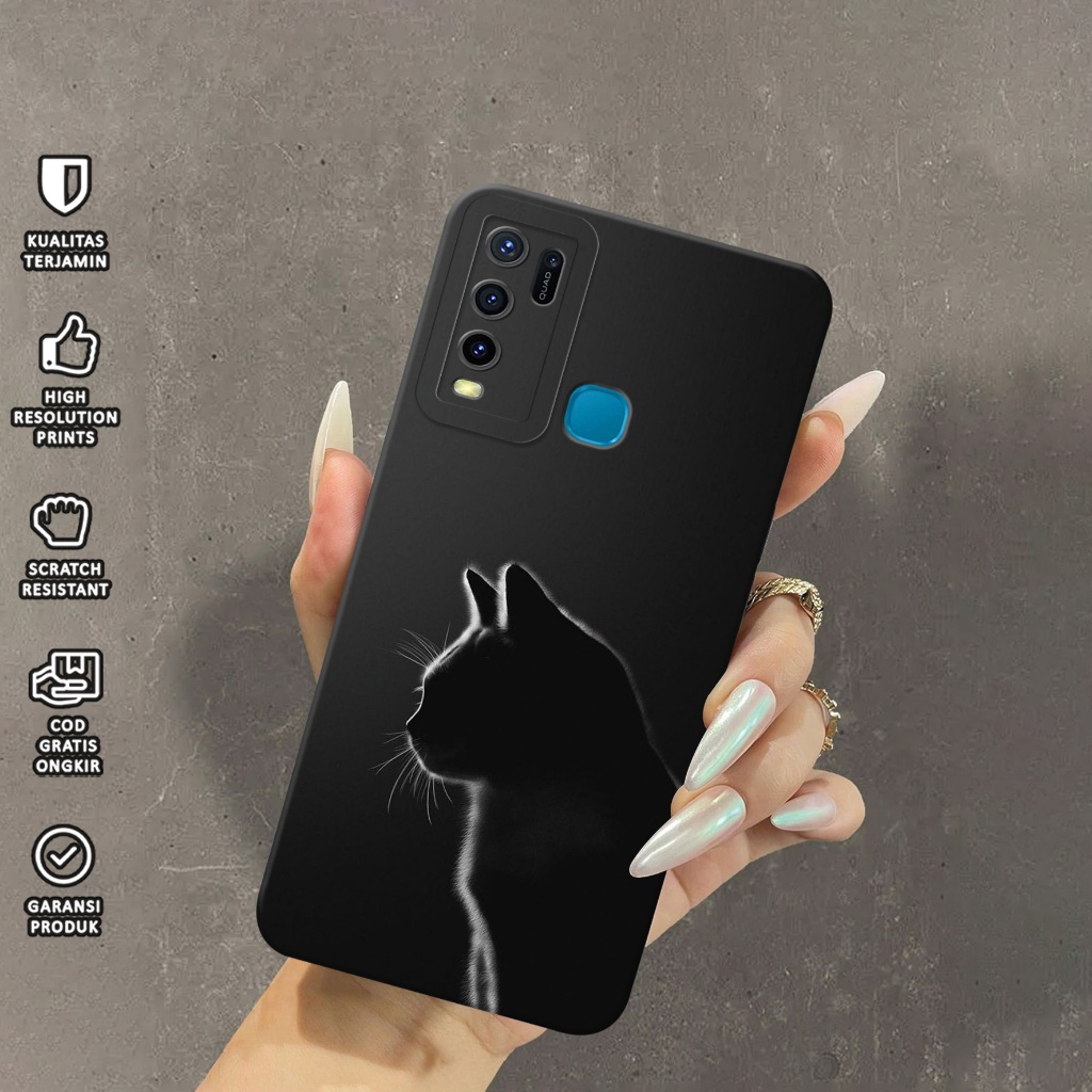 Softcase Premium For Vivo Y30 / Y50 [ CATT ] - Softcase Hp- Case Terlaris - Mika Hp - Cover Hp For V