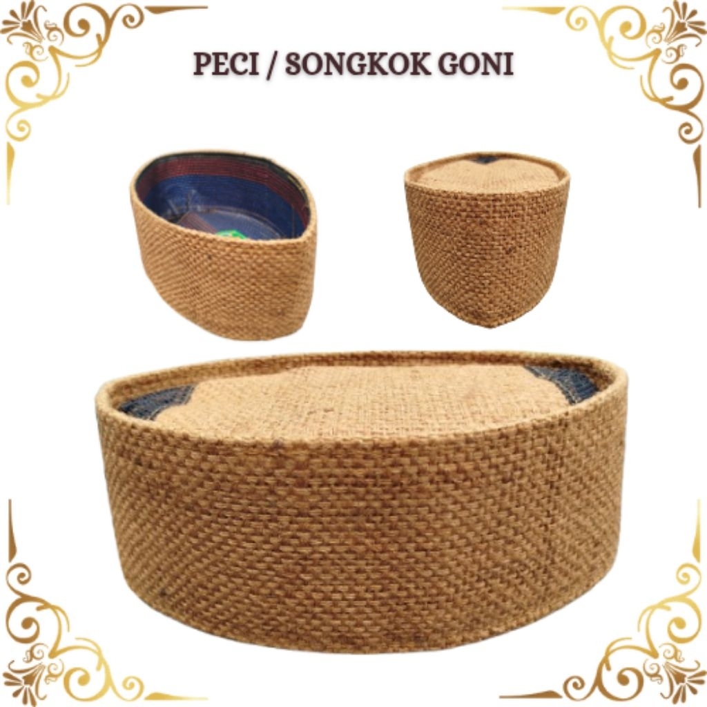 PREMIUM Peci Goni AC Songkok kopyah Goni  kopiah santri
