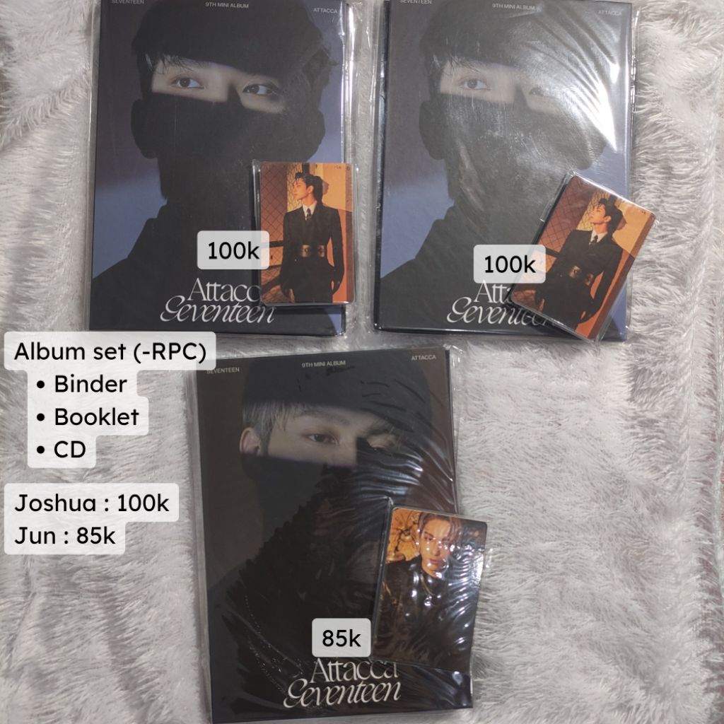 [BACA DESKRIPSI] Ready Stock Official Album Seventeen Attacca 9th Mini Album Carat version version C