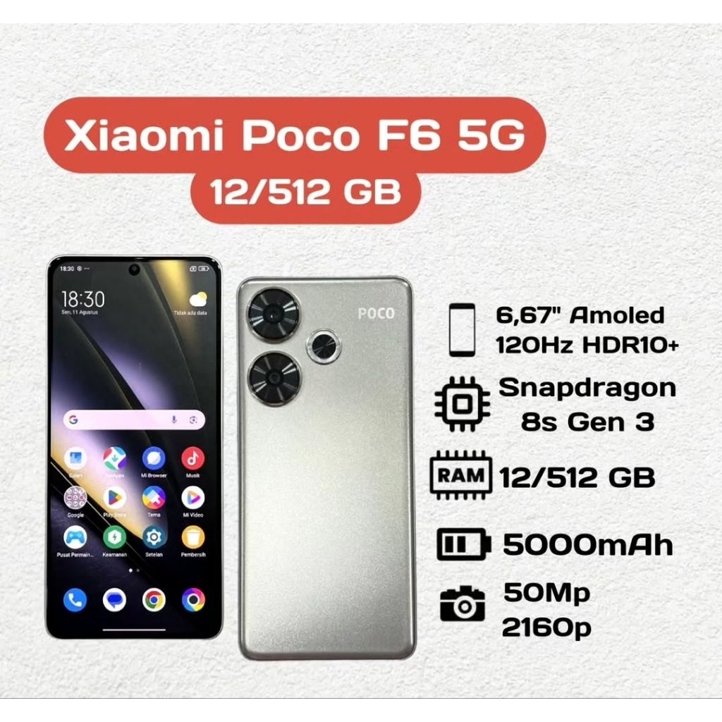 Xiaomi Poco F6 5G 12/512 GB second