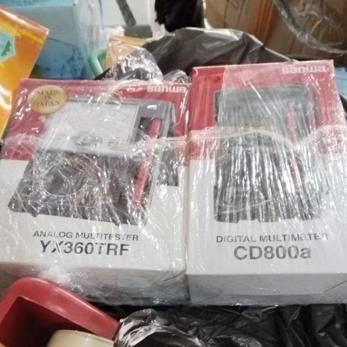Multitester Digital Original. Sanwa asli CD-800a. Tester meter digital / analog yx 360trf