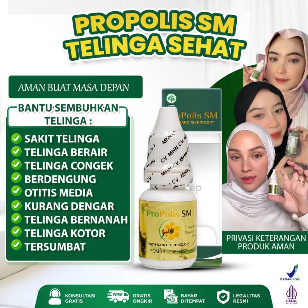 Obat Tetes Telinga Sakit Telinga Congek Telinga Berdengung Telinga Berair Dan Bau Telinga Budeg