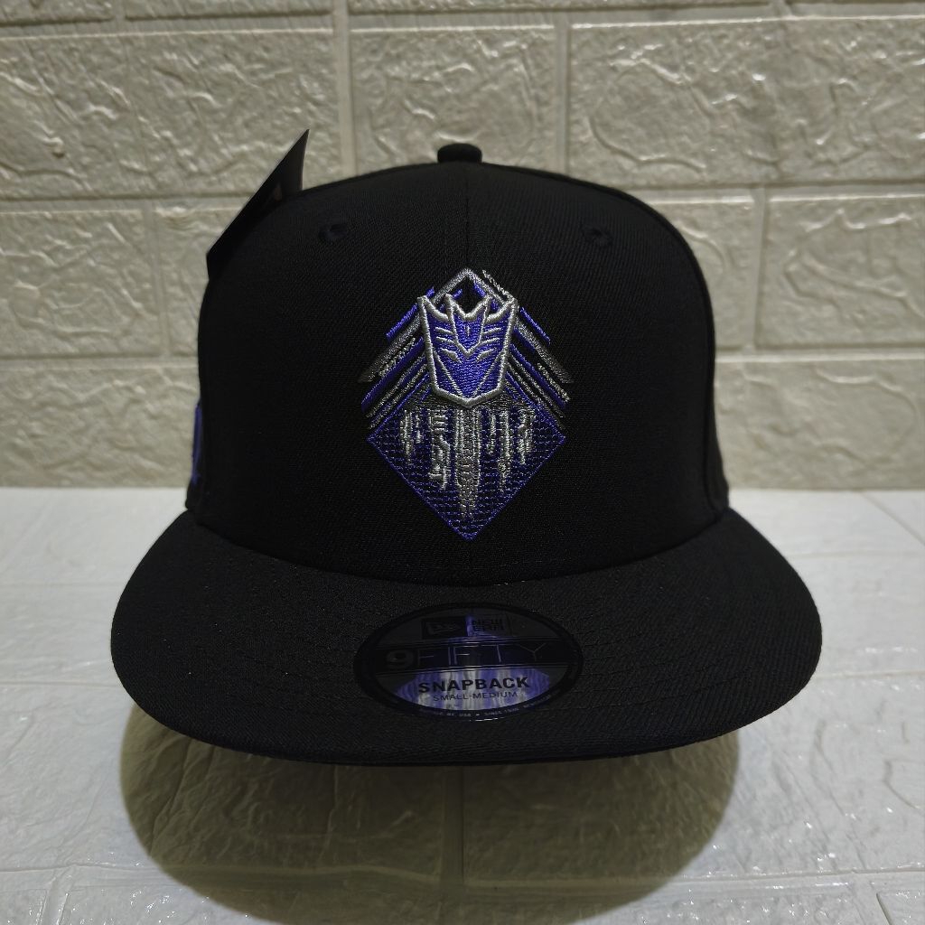 Topi New Era Cap Transformers Decepticons size S-M 9Fifty Snapback Original