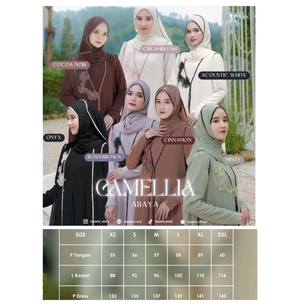 ABAYA CAMELLIA DRESS ONLY BY KAZAMI
