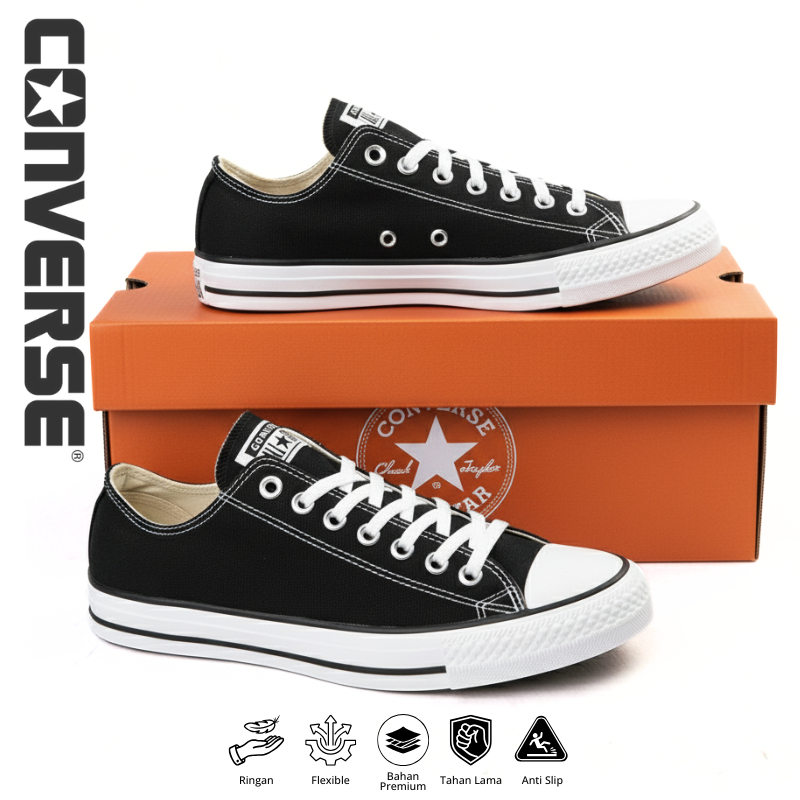 Sepatu Converse Sekolah - Sepatu Sekolah - Sepatu all star - Sepatu converse pria - Sepatu warior - 