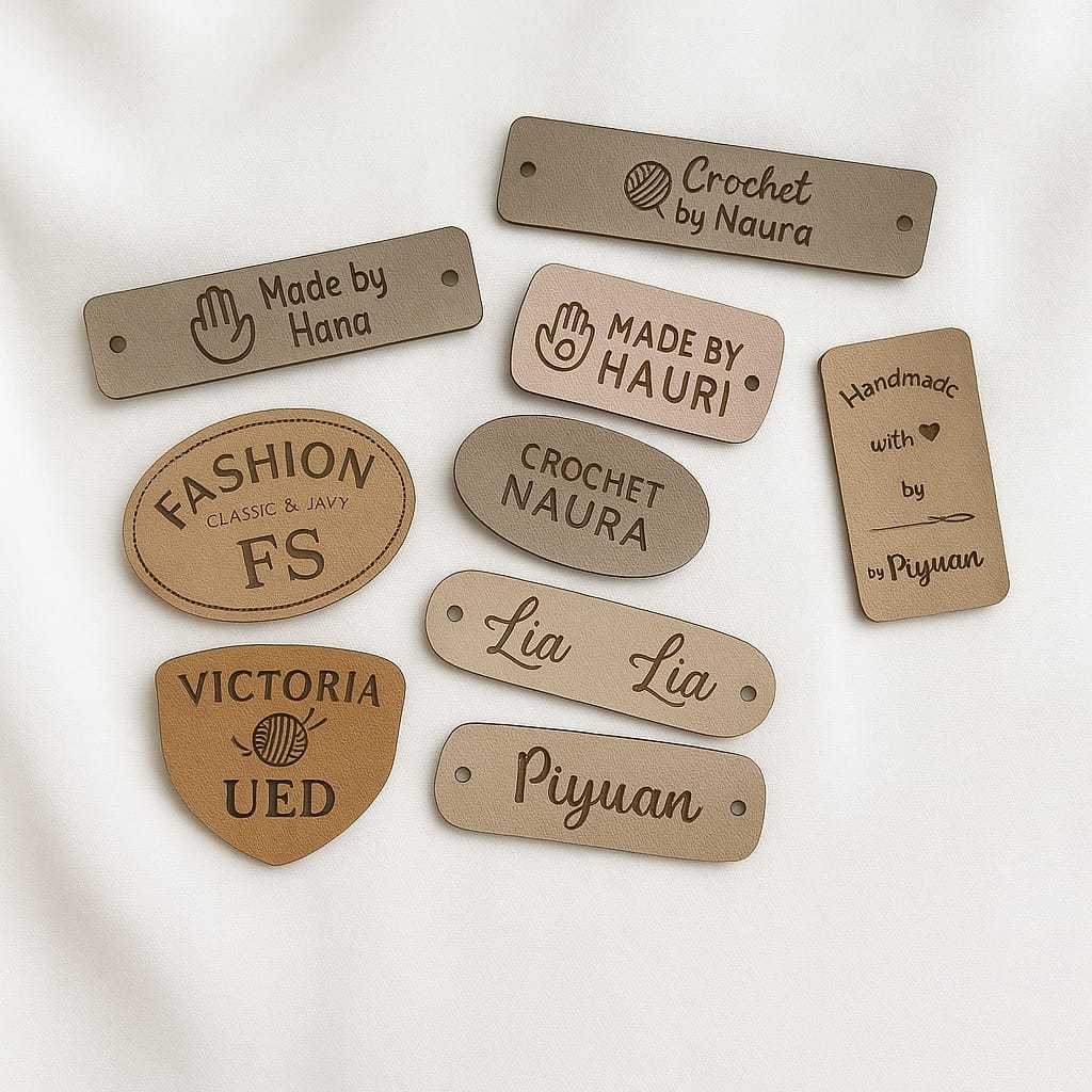 Label Kulit Label Bahan Kulit Label Tas Merk Tas Label Baju Label Kerudung Logo Kulit Kulit Imitasi